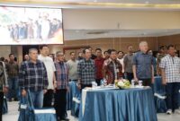 Wali Kota Batam, Amsakar Achmad, menerima kunjungan Plt. Rektor Institut Pemerintahan Dalam Negeri (IPDN), Dr. H. Suhajar Diantoro, M.Si di Aula Engku Hamidah, Lantai IV, Kantor Wali Kota Batam, Sabtu (19/4/2025). Foto: INIKEPRI.COM/Media Center Batam 