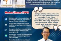 Flyer stop human traficking. Foto: INIKEPRI.COM