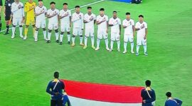 Timnas Indonesia U-17 di Piala Asia saat kick off. Foto: INIKEPRI.COM