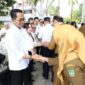 Setelah libur Lebaran, Pemerintah Kota Batam kembali menggelar apel gabungan dan halal bihalal di Dataran Engku Putri, Selasa (8/4/2025). Foto: INIKEPRI.COM