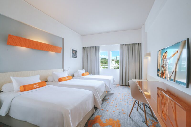 Salah satu kamar di Harris Hotel. Foto: INIKEPRI.COM