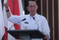 Wali Kota Batam Amsakar Achmad dalam Pekan Panutan PBB-P2 Kota Batam di Aula Engku Hamidah Kantor Walikota Batam, Batam Center, beberapa hari yang lalu. Foto: Tangkapan Layar 