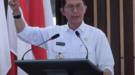 Wali Kota Batam Amsakar Achmad dalam Pekan Panutan PBB-P2 Kota Batam di Aula Engku Hamidah Kantor Walikota Batam, Batam Center, beberapa hari yang lalu. Foto: Tangkapan Layar 