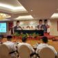 Dalam rangka mempercepat pembentukan Koperasi Merah Putih di seluruh Indonesia, Kementerian Koperasi RI melalui Staf Khusus Menteri, David Bastian, menggelar sosialisasi Koperasi Desa/Kelurahan Merah Putih di Hotel Harmoni One, Batam Center, Sabtu (26/4/2025). Foto: INIKEPRI.COM