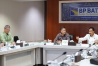 Badan Pengusahaan (BP) Batam menerima kunjungan dari Evergreen Marine (Asia) Pte. Ltd., yang dipimpin oleh Vice President Evergreen Marine (Asia), Andrew Cher, di Marketing Centre, Senin (28/4/2025). Foto: INIKEPRI.COM/BP Batam 