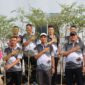 Polres Lingga Tanam 300 Pohon di Dabo Singkep. Foto: INIKEPRI.COM