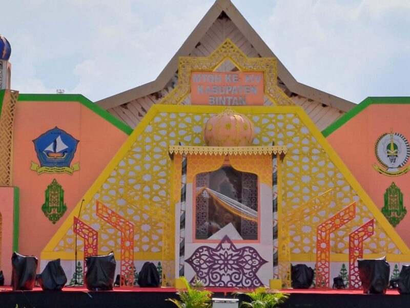 Arena Astaka Utama Gedung Nasional Tanjung Uban, Kecamatan Bintan Utara. Foto: INIKEPRI.COM
