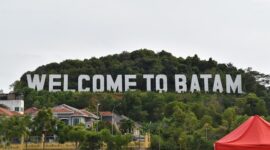Landmark Welcome to Batam. Foto: Istimewa 