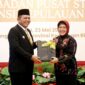 Kepala Badan Pusat Statistik (BPS) Republik Indonesia, Amalia Adininggar Widyasanti Bersama Gubernur Kepulauan Riau, Ansar Ahmad. Foto: INIKEPRI.COM/KepriProv 