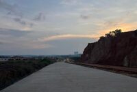 Penampakan jalan dari MPP-KDA. Foto: Batamnews