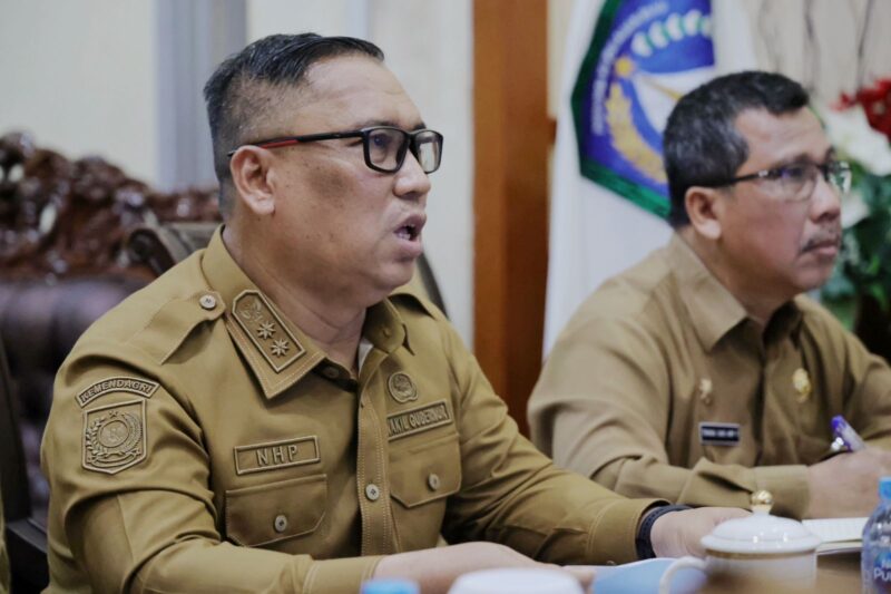 Wakil Gubernur Kepri sekaligus Ketua LPTQ, Nyanyang Harris Pratamura Memimpin rapat persiapan pelaksanaan STQH XI tingkat Provinsi Kepulauan Riau tahun 2025. Foto: INIKEPRI.COM/KepriProv 