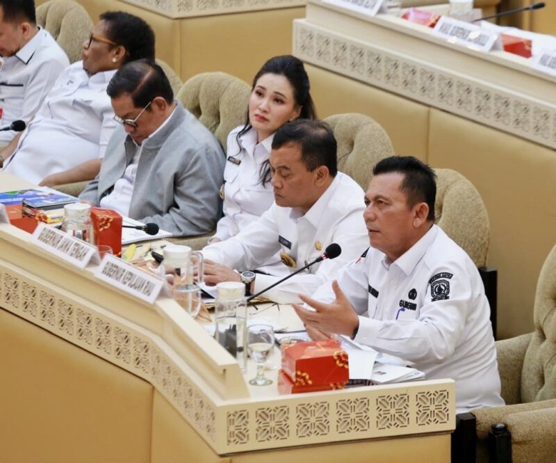 Gubernur Kepri Ansar Ahmad saat RDP dengan DPR RI. Foto: INIKEPRI.COM/Diskominfo Kepri 