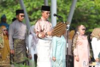 upacara Hardiksas 2025 tingkat Kota Batam di Dataran Engku Putri, Batamcentre, Jumat (2/5/2025). Foto: INIKEPRI.COM/Media Center Batam 