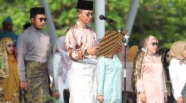 upacara Hardiksas 2025 tingkat Kota Batam di Dataran Engku Putri, Batamcentre, Jumat (2/5/2025). Foto: INIKEPRI.COM/Media Center Batam 
