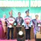 Wali Kota Batam, Amsakar Achmad menghadiri acara pisah sambut Komandan Kodim 0316 Batam di Aston Hotel, Minggu (11/5/2025). Foto: INIKEPRI.COM/Media Center Batam 