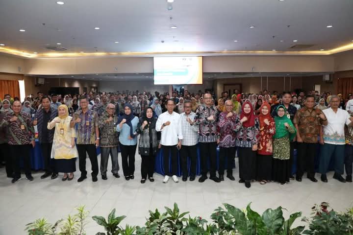 Workshop Best Practice Pembangunan ZI menuju Wilayah Bebas dari Korupsi (WBK) dan Wilayah Birokrasi Bersih dan Melayani (WBBM), yang digelar di Ruang Rapat Engku Hamidah, Kamis (15/5/2025). Foto: INIKEPRI.COM