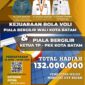 Flyer Kejuaraan Bola Voli Piala Bergilir Wali Kota Batam dan Piala Bergilir Ketua TP PKK Kota Batam Tahun 2025. Foto: INIKEPRI.COM/Media Center Batam 