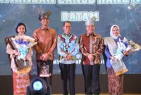 Wali Kota Batam Amsakar Achmad menghadiri acara kenal pamit Komandan Lanud Hang Nadim Batam di Hotel Wyndhan Panbil, Sabtu (17/5/2025) malam. Foto: INIKEPRI.COM