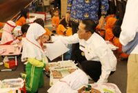 Wali Kota Batam Amsakar Achmad membuka secara resmi kegiatan Gema Seni (Gemar Membaca Sejak Dini) yang digelar di Atrium A One Batam Mall, Selasa (20/5/2025). Foto: INIKEPRI.COM
