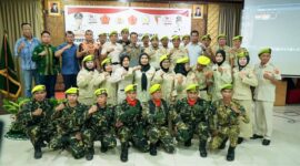 Pelantikan pengurus Pemuda Panca Marga Legiun Veteran Republik Indonesia (PPM-LVRI) Kota Batam masa bakti 2025–2030 digelar di Hotel Golden View, Bengkong, Minggu (25/5/2025). Foto: INIKEPRI.COM
