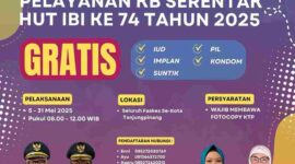 Dalam rangka memperingati Hari Ulang Tahun ke-74 Ikatan Bidan Indonesia (IBI), Dinas Kesehatan, Pengendalian Penduduk dan Keluarga Berencana (Dinkes PPKB) Kota Tanjungpinang akan menggelar pelayanan KB serentak secara gratis mulai 5-31 Mei 2025. Foto: INIKEPRI.COM/Diskominfo Tanjungpinang 