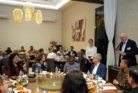 Anggota/Deputi Bidang Pelayanan Umum BP Batam, Ariastuty Sirait menghadiri undangan Networking Dinner bersama Delegasi Kementerian Negara Bagian Bremen, Jerman di Harbourbay Restaurant, Rabu, (7/5/2025). Foto: INIKEPRI.COM/BP Batam 