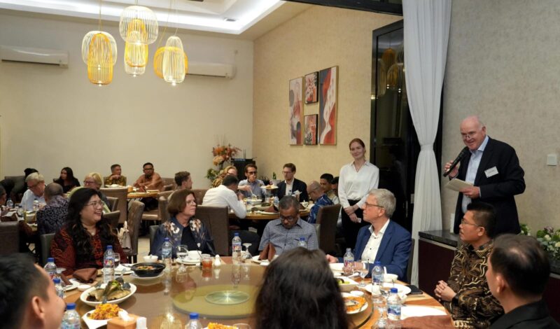 Anggota/Deputi Bidang Pelayanan Umum BP Batam, Ariastuty Sirait menghadiri undangan Networking Dinner bersama Delegasi Kementerian Negara Bagian Bremen, Jerman di Harbourbay Restaurant, Rabu, (7/5/2025). Foto: INIKEPRI.COM/BP Batam 