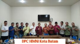 Pengurus DPC HIMNI Kota Batam berpose usai rapat konsolidasi di Sekretariat HIMNI Bengkong, Senin (19/5/2025), sebagai langkah awal menyambut pelantikan pengurus baru masa bakti 2024–2028. Foto: INIKEPRI.COM
