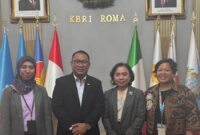 Deputi Bidang Investasi dan Pengusahaan Badan Pengusahaan (BP) Batam, Fary Djemy Francis, melakukan kunjungan kerja ke Kedutaan Besar Republik Indonesia (KBRI) di Roma, Italia, dalam rangka memperluas peluang kerja sama internasional dan mempromosikan Batam sebagai kawasan strategis nasional. Foto: INIKEPRI.COM/BP Batam 