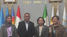 Deputi Bidang Investasi dan Pengusahaan Badan Pengusahaan (BP) Batam, Fary Djemy Francis, melakukan kunjungan kerja ke Kedutaan Besar Republik Indonesia (KBRI) di Roma, Italia, dalam rangka memperluas peluang kerja sama internasional dan mempromosikan Batam sebagai kawasan strategis nasional. Foto: INIKEPRI.COM/BP Batam 