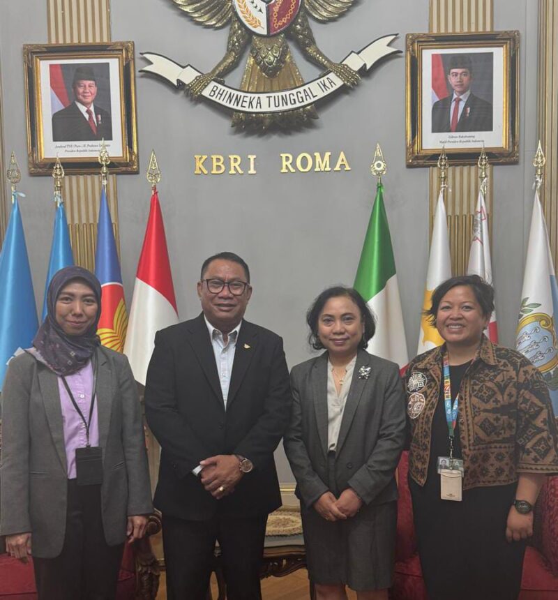 Deputi Bidang Investasi dan Pengusahaan Badan Pengusahaan (BP) Batam, Fary Djemy Francis, melakukan kunjungan kerja ke Kedutaan Besar Republik Indonesia (KBRI) di Roma, Italia, dalam rangka memperluas peluang kerja sama internasional dan mempromosikan Batam sebagai kawasan strategis nasional. Foto: INIKEPRI.COM/BP Batam 