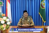 Ketua DPRD kota Batam Muhammad Kamaluddin mengucapkan selamat ulang tahun kepada Li Claudia Chandra, Wakil Wali Kota Batam sekaligus Ex Officio Wakil Kepala BP Batam melalui kanal YouTube Sekretariat DPRD kota Batam. Foto: Tangkapan Layar 