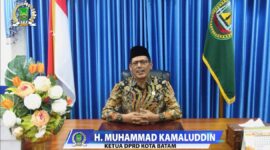 Ketua DPRD kota Batam Muhammad Kamaluddin mengucapkan selamat ulang tahun kepada Li Claudia Chandra, Wakil Wali Kota Batam sekaligus Ex Officio Wakil Kepala BP Batam melalui kanal YouTube Sekretariat DPRD kota Batam. Foto: Tangkapan Layar 