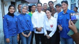 Amsakar Achmad dan Li Claudia. Foto: INIKEPRI.COM