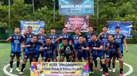 Dalam rangka menyambut Hari Bhayangkara ke-79 yang jatuh pada tahun 2025, Kepolisian Resor (Polres) Bintan, Kepulauan Riau, menggelar pertandingan Fun Football Minisoccer. Foto: INIKEPRI.COM
