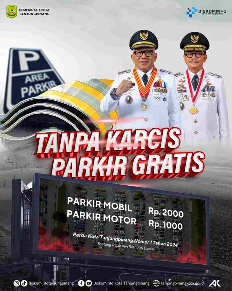 Flyer Parkir. Foto: INIKEPRI.COM/Diskominfo Tanjungpinang 