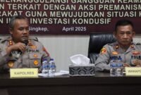 Kepala Kepolisian Resor (Kapolres) Lingga secara resmi membuka Latihan Pra Operasi (Latpraops) Pekat Seligi 2025 bertempat di Rupatama Mapolres Lingga, Jumat (2/5/2025). Foto: INIKEPRI.COM
