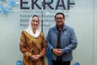 Bupati Natuna Cen Sui Lan melakukan audiensi resmi dengan Menteri Ekonomi Kreatif Republik Indonesia, Teuku Riefky Harsya, pada Jumat (16/5). Foto: INIKEPRI.COM
