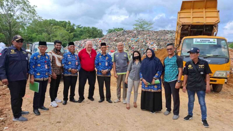 Peninjauan TPA yang berlokasi di wilayah Ganet, Kecamatan Tanjungpinang Timur. Foto: INIKEPRI.COM