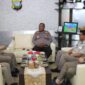 Kapolres Lingga AKBP Pahala Martua Nababan, S.H., S.I.K., M.H., menerima kunjungan silaturahmi dari Kepala Kantor Pertanahan Kabupaten Lingga, Maprukhi, S.ST., M.H., di Mapolres Lingga, Senin (26/05/2025). Foto: INIKEPRI.COM