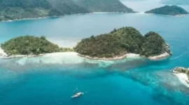 Pulau Yudan dan Pulau Kembung dijual melalui situs internasional www.privateislandsonline.com. Foto: Istimewa 