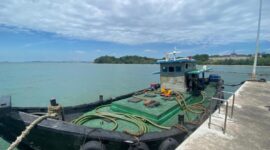 KM Meneer Diamankan TNI AL di Batam, Diduga Bawa 20 Ton Solar Ilegal. Foto: Istimewa 