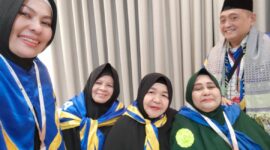 empat jemaah asal Kabupaten Kepulauan Anambas yang tergabung dalam Kloter 17 Embarkasi Batam (BTH) kini telah tiba dengan selamat di Kota Madinah, Sabtu (21/6/2025). Foto: INIKEPRI.COM
