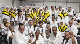 Jemaah Haji Natuna Kloter 1. Foto: INIKEPRI.COM
