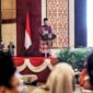 Gubernur Kepri Ansar Ahmad menyampaikan kata sambutan pada Malam Ta'ruf STQH XI tingkat Provinsi Kepri, Jumat (20/6/2025) malam. Foto: INIKEPRI.COM
