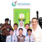Enam pelajar Natuna yang mendapatkan Beasiswa AKA Migas Cepu. Foto: Bagian kerja sama Pemkab Natuna