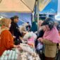 Gerakan Pangan Murah (GPM) yang digelar Dinas Pertanian, Pangan, dan Perikanan (DPPP) Kota Tanjungpinang bekerja sama dengan Bank Indonesia Perwakilan Kepri, mendapat sambutan antusias dari masyarakat. Foto: INIKEPRI.COM