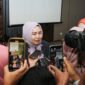 Erlita Amsakar saat menghadiri seminar kesehatan bertema 