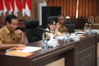 Li Claudia  dalam Rapat Finalisasi Perubahan APBD 2025 di Kantor Wali Kota Batam, Senin (16/6/2025). Foto: INIKEPRI.COM