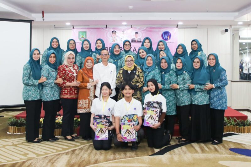 Dinas Tenaga Kerja (Disnaker) Kota Batam menggelar Pelatihan dan Sertifikasi Tata Rias Pengantin yang diikuti oleh 90 peserta dalam dua sesi pelatihan. Foto; INIKEPRI.COM